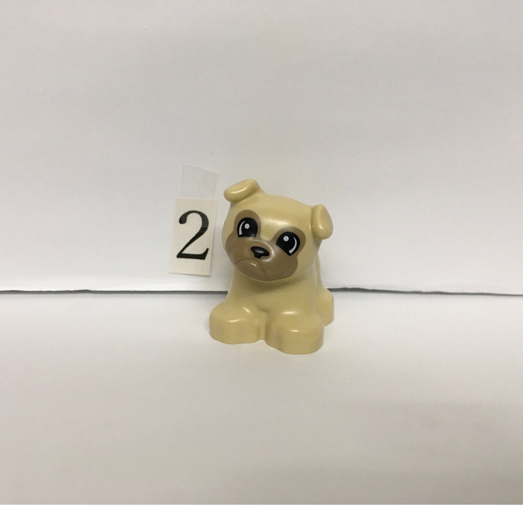 レゴ デュプロ(レゴデュプロ)のレゴ デュプロ 動物 いぬ イヌ 犬 どうぶつ ベージュ系 1個 キッズ/ベビー/マタニティのおもちゃ(積み木/ブロック)の商品写真