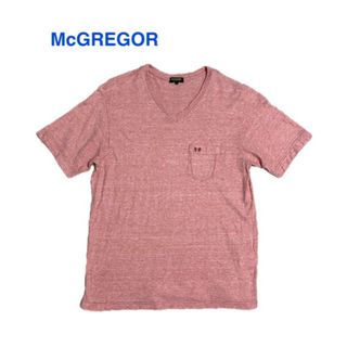 マックレガー(McGREGOR)のMcGREGOR マックレガー メンズVネック半袖Tシャツ Lサイズ(Tシャツ/カットソー(半袖/袖なし))