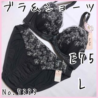 ブラジャーショーツセットE75    No.7383(ブラ&ショーツセット)