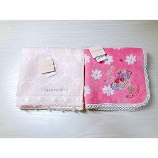 ジルスチュアート(JILLSTUART)の【新品】JILLSTUARTタオルハンカチ2枚セット(ハンカチ)