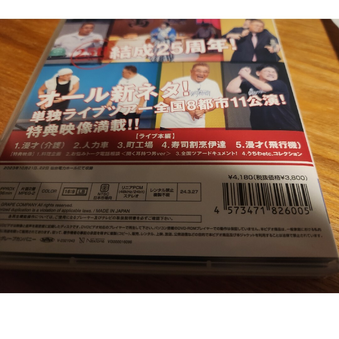 サンドウィッチマンDVD 　2023(不良品) エンタメ/ホビーのDVD/ブルーレイ(お笑い/バラエティ)の商品写真