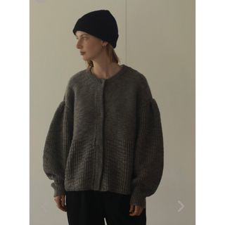 MANOF マノフ　カーディガン GARTER KNIT CARDIGAN