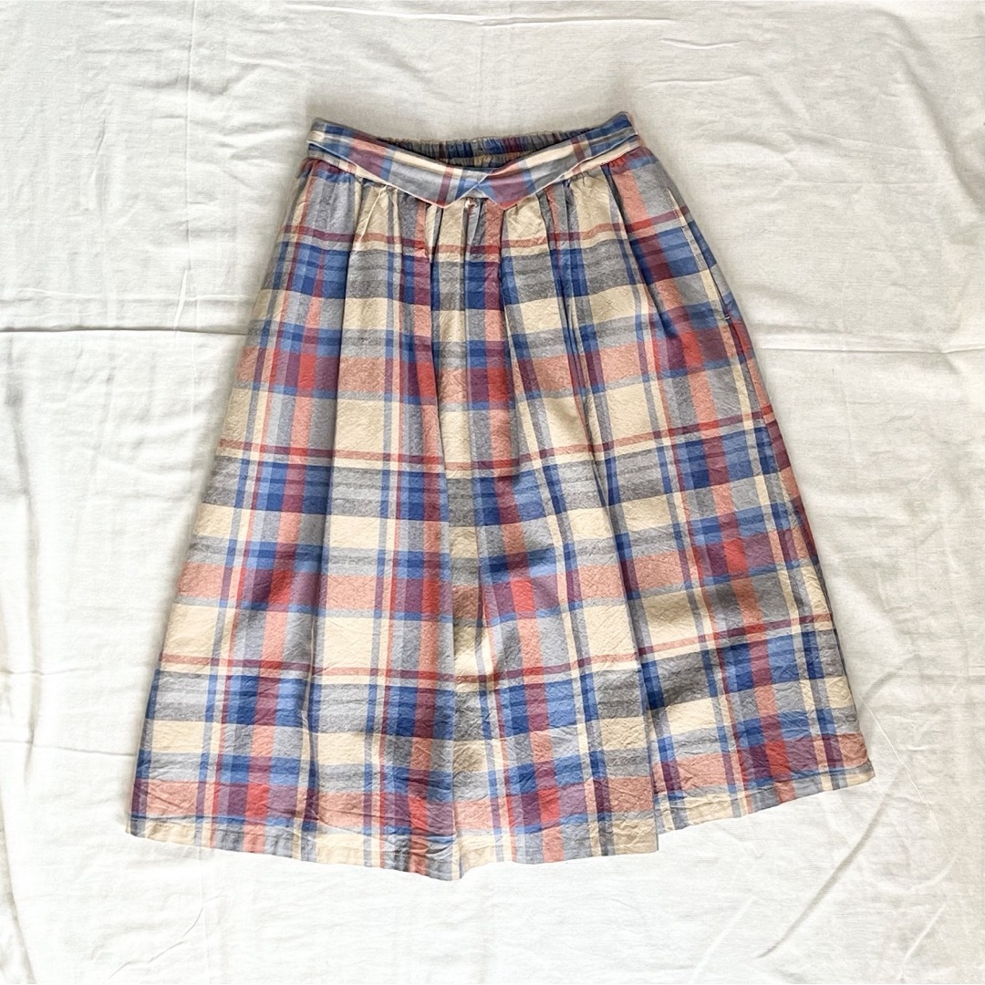 ehka sopo(エヘカソポ)の4️⃣ check skirt ／ ehka sopo レディースのスカート(ロングスカート)の商品写真