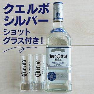 クエルボ シルバー＆ショットグラス2脚