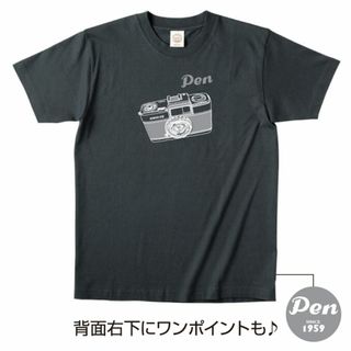 オリンパス(OLYMPUS)の新品 非売品 オリンパス PEN 半Tシャツ チャコール Lサイズ 送料無料(その他)