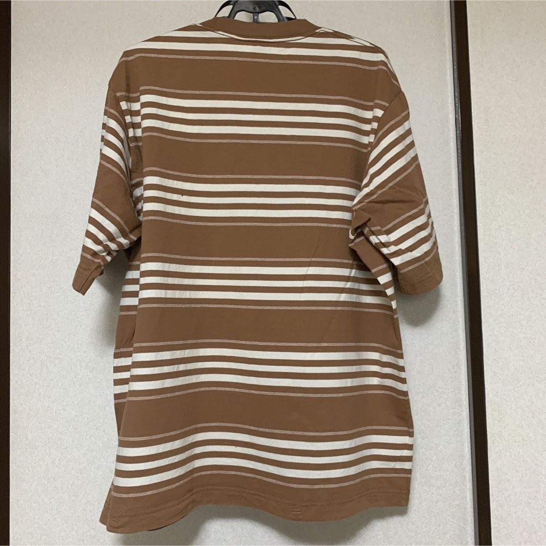 UNIQLO(ユニクロ)のユニクロU  ボーダーTシャツ　XL メンズのトップス(Tシャツ/カットソー(半袖/袖なし))の商品写真