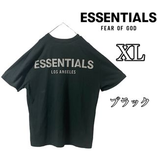 エスエッセンシャルズ(S.ESSENTIALS)のエッセンシャルズ　FOG ESSENTIALS Tシャツ XL 黒 ラバーロゴ(Tシャツ/カットソー(半袖/袖なし))