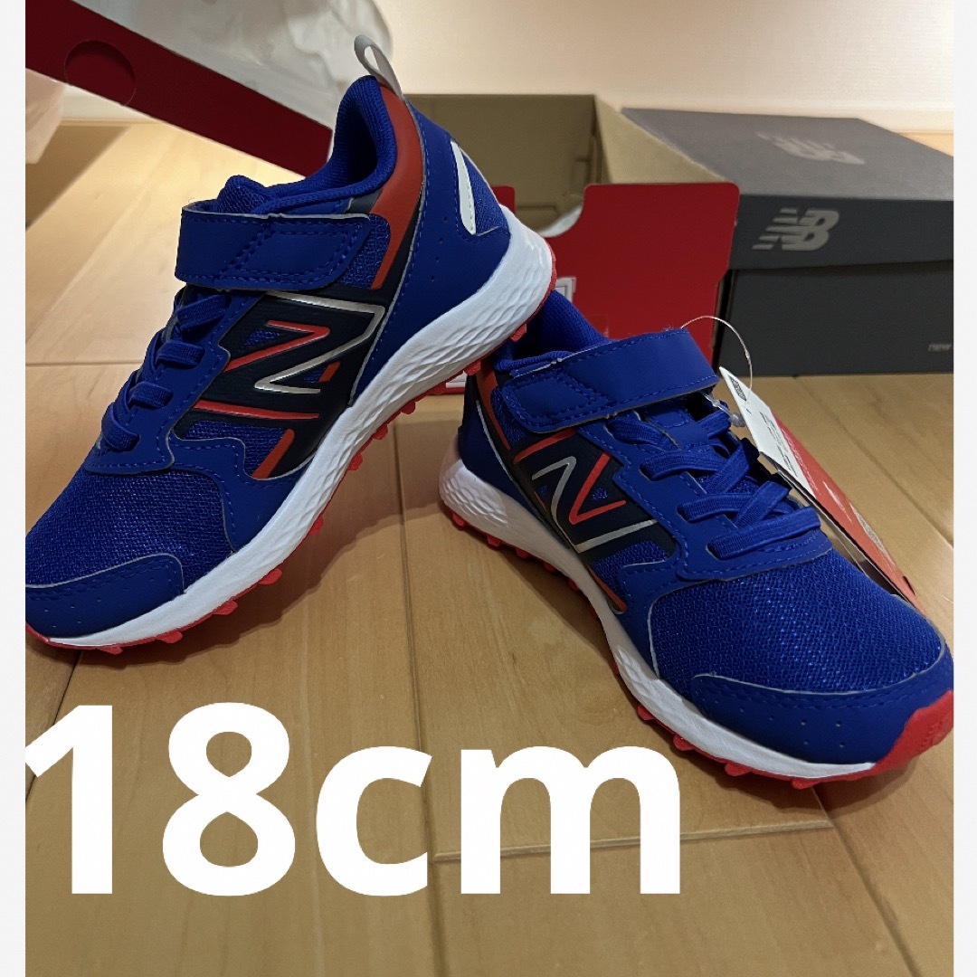 New Balance(ニューバランス)のニューバランス　新品 18cm キッズ/ベビー/マタニティのキッズ靴/シューズ(15cm~)(スニーカー)の商品写真