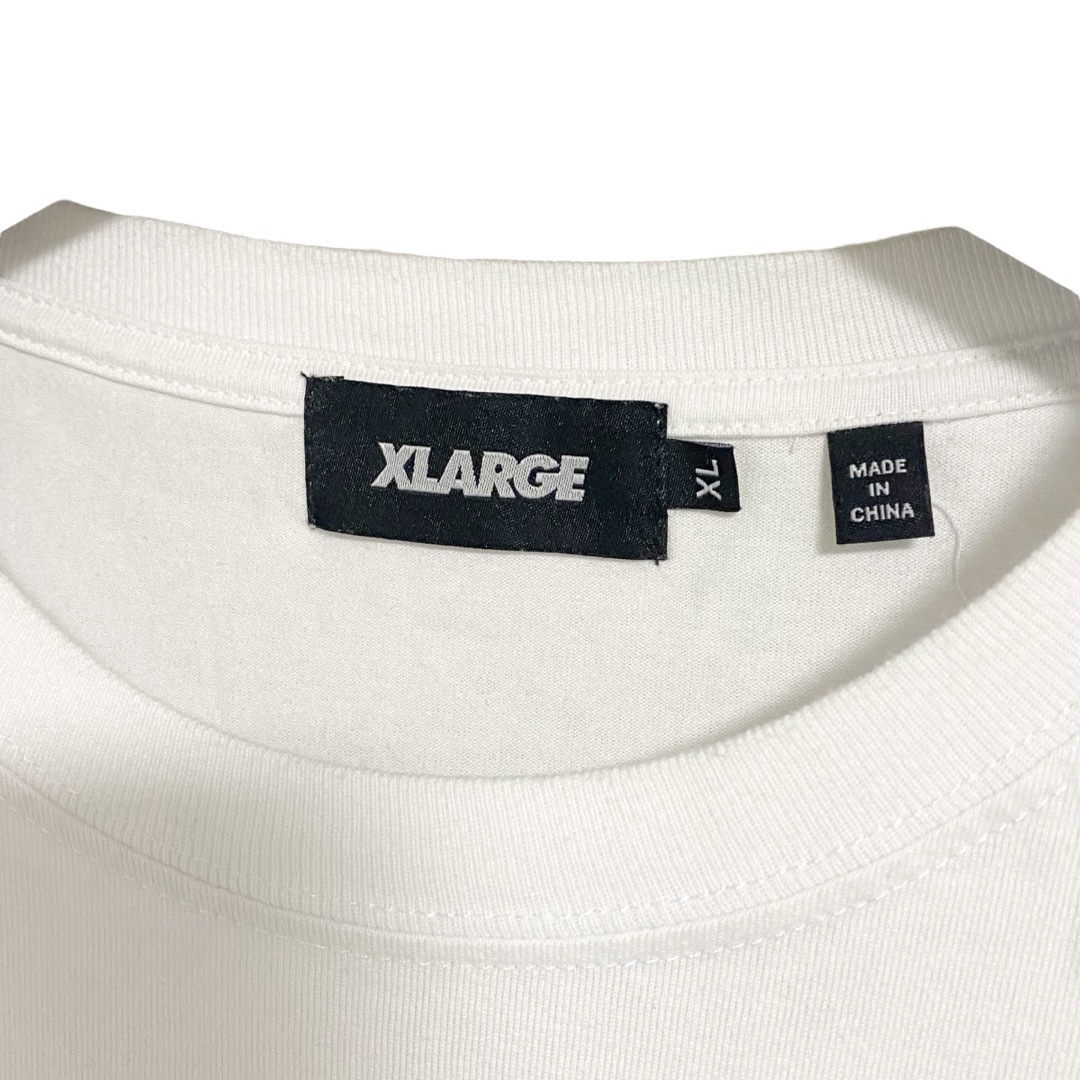 XLARGE(エクストララージ)の美品X-largeエクストララージ　Tシャツ　XL オーバーサイズ　ゆるだほ　白 メンズのトップス(Tシャツ/カットソー(半袖/袖なし))の商品写真