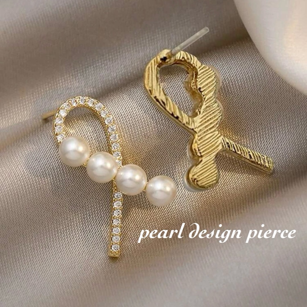 pearl design pierce レディースのアクセサリー(ピアス)の商品写真
