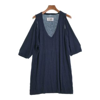 エムエムシックス(MM6)のMM6 エムエムシックス Tシャツ・カットソー M 紺 【古着】【中古】(カットソー(半袖/袖なし))