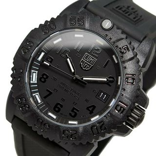 ルミノックス(Luminox)のルミノックス ネイビーシールズ クオーツ 7051 BLACKOUT(腕時計(アナログ))