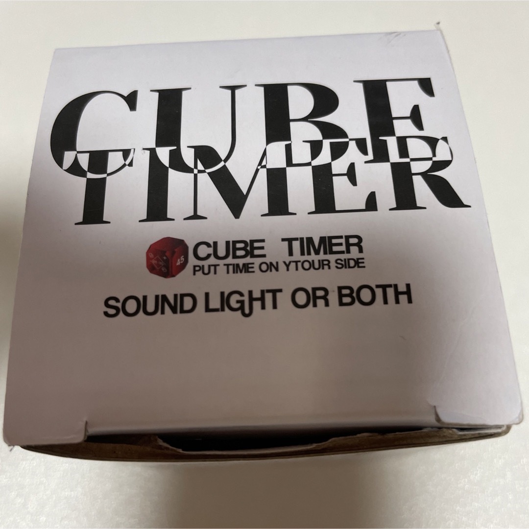 【アメリカで話題の商品】TimeCube タイムキューブ タイマー アラーム スマホ/家電/カメラのスマホ/家電/カメラ その他(その他)の商品写真