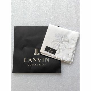 【新品·未使用】LANVIN　ハンカチ