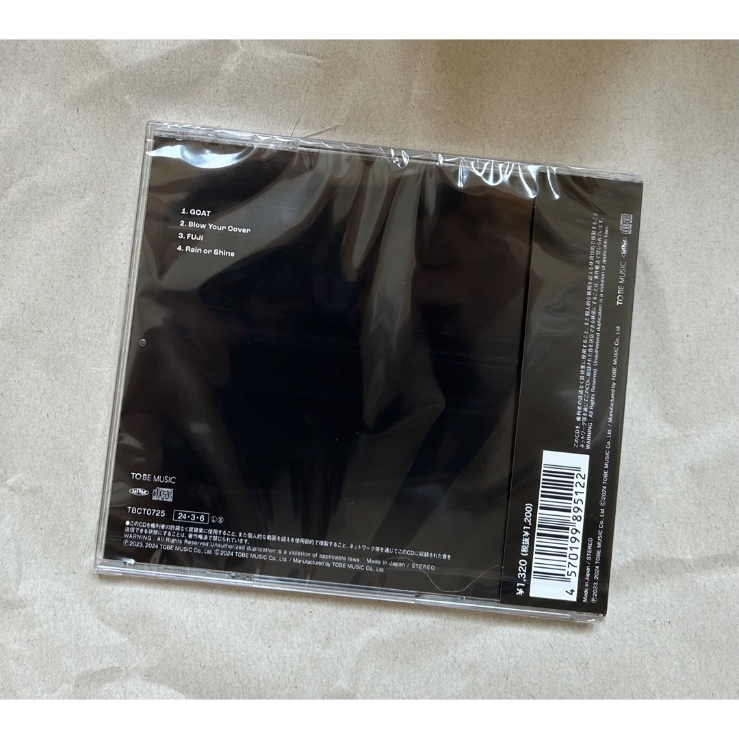 《新品未開封》Number_i  ナンバーアイ 『GOAT』  通常盤 エンタメ/ホビーのCD(ポップス/ロック(邦楽))の商品写真