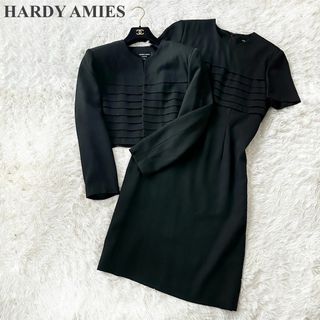 ハーディエイミス(HARDY AMIES)の【大きいサイズ】HARDY AMIES ブラックフォーマル セットアップ 13号(スーツ)