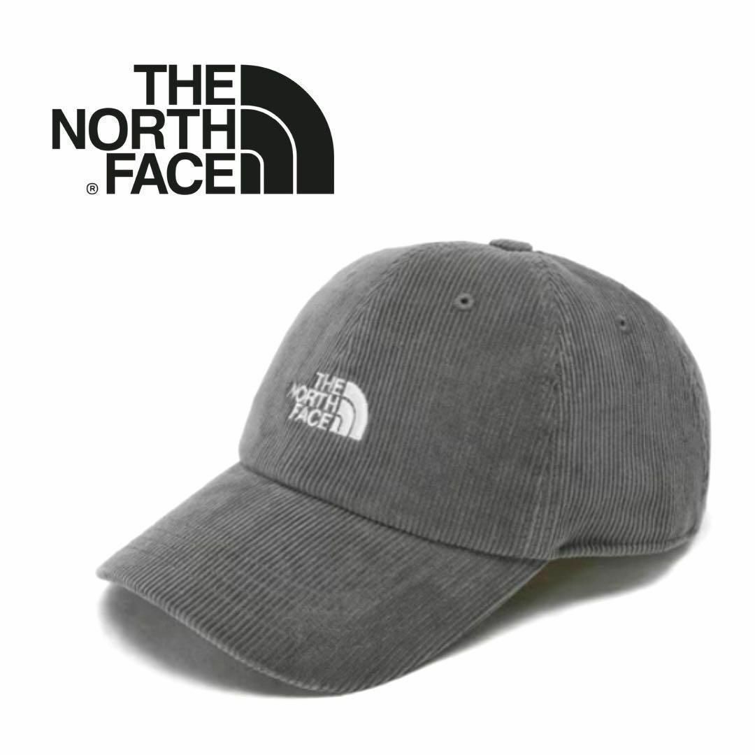 North Face(ノースフェイス)のTHE NORTH FACE ノースフェイス　キャップ　コーデュロイ　グレー レディースの帽子(キャップ)の商品写真