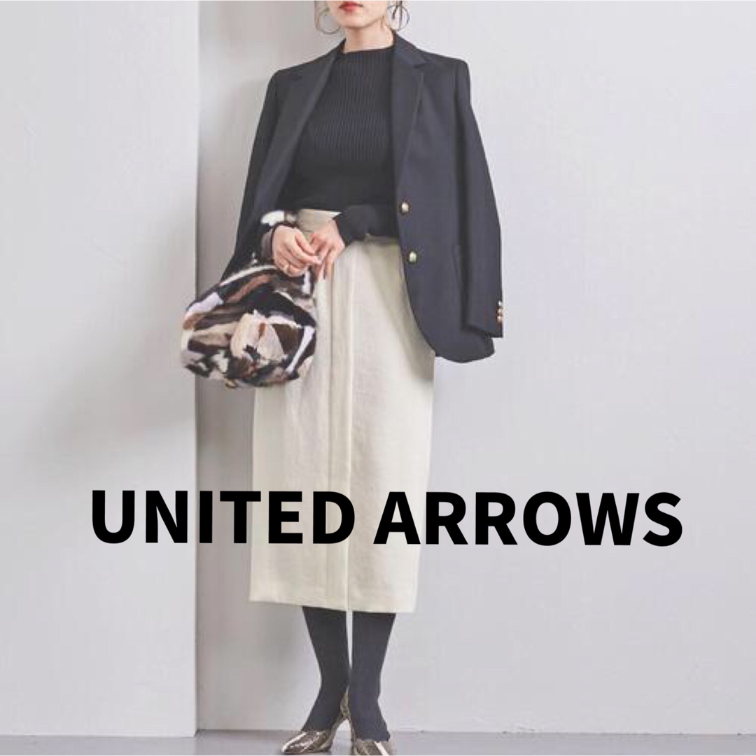 UNITED ARROWS(ユナイテッドアローズ)のユナイテッドアローズ UBCB ツイル フロントベント タイトスカート タイト レディースのスカート(ロングスカート)の商品写真