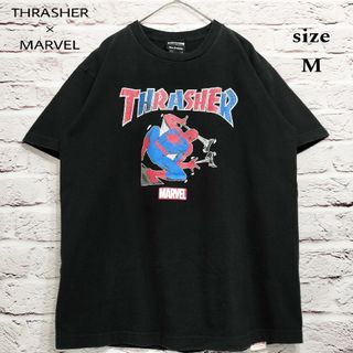 【コラボ】THRASHER×MARVEL スパイダーマン Tシャツ