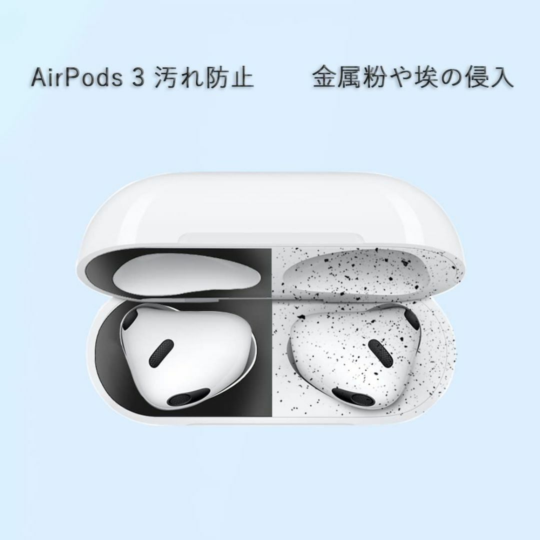 【色: ブルー】【2024強化版】ELYBYYLE for AirPods 3  その他のその他(その他)の商品写真