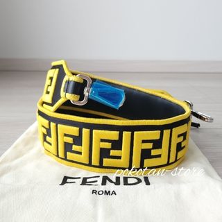 FENDI - 未使用【フェンディ】FFロゴ　刺繍　ロング　ストラップユー　ショルダーストラップ