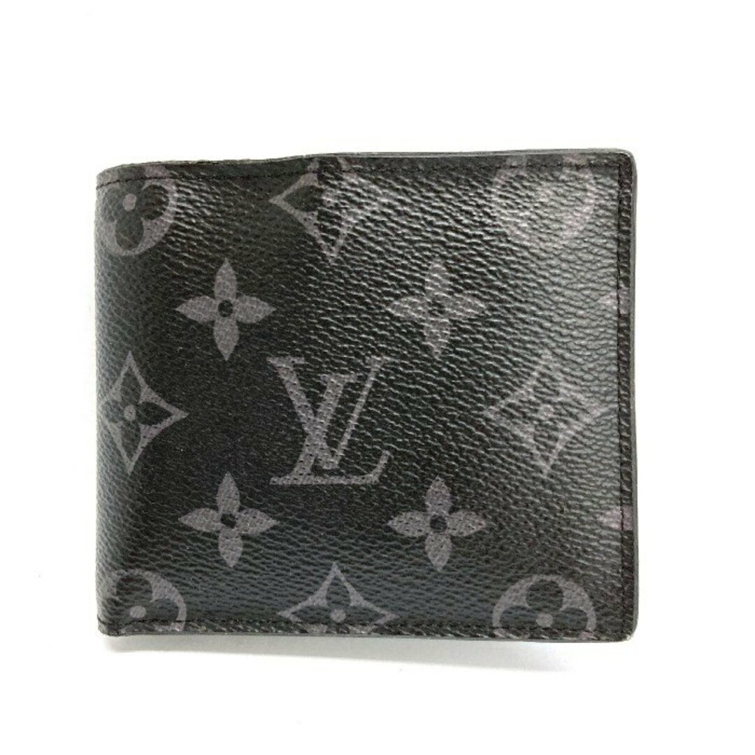 LOUIS VUITTON(ルイヴィトン)の★LOUIS VUITTON ルイヴィトン M62545 ポルトフォイユマルコ NM モノグラム エクリプス 2つ折り財布 ブラック メンズのファッション小物(折り財布)の商品写真