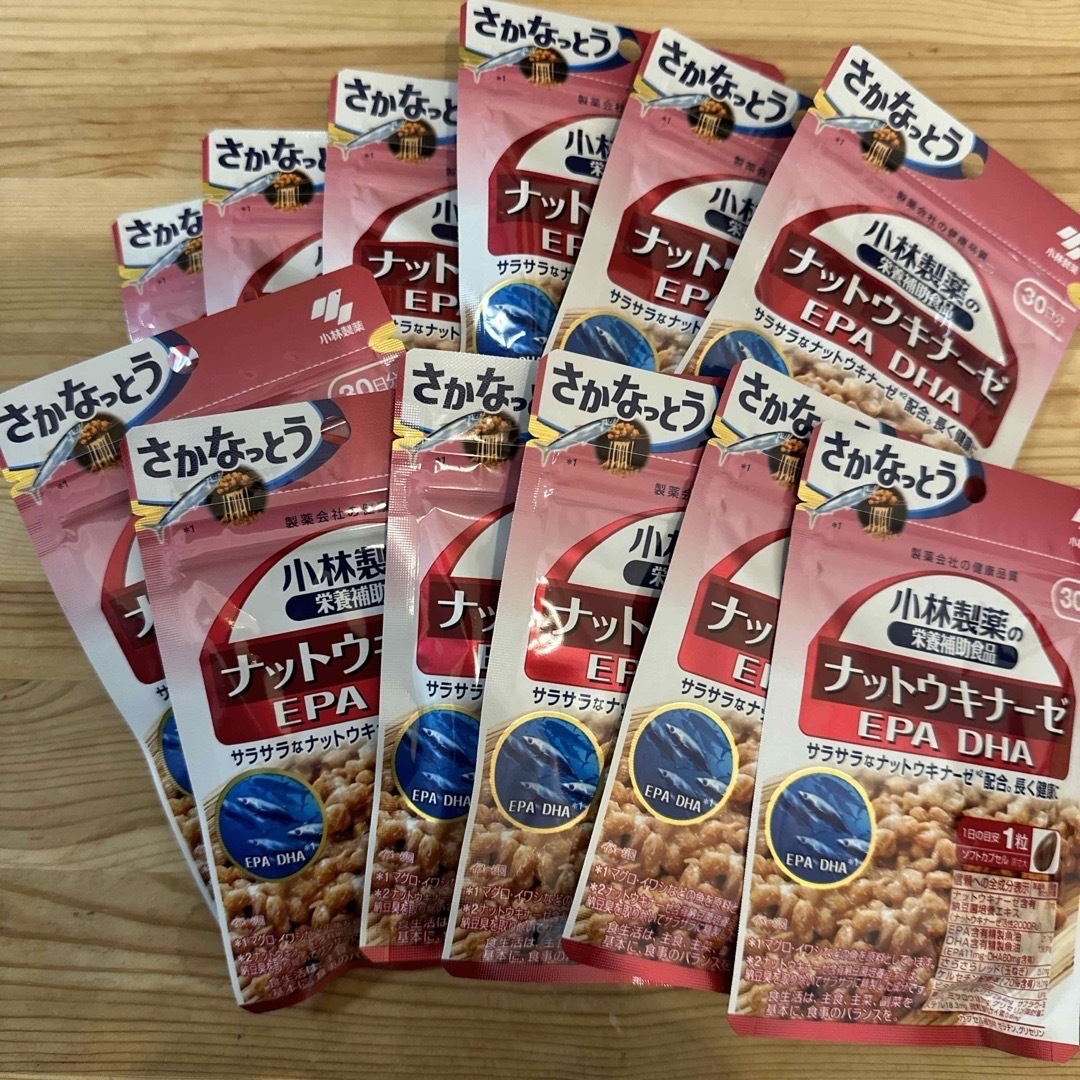 小林製薬(コバヤシセイヤク)の小林製薬 栄養補助食品 ナットウキナーゼ・DHA・EPA 30粒入 x 30袋 食品/飲料/酒の健康食品(その他)の商品写真