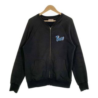 The Real McCoy's リアルマッコイズ Buco ブコ プリント ジップアップスウェットトレーナー ブラック Size L