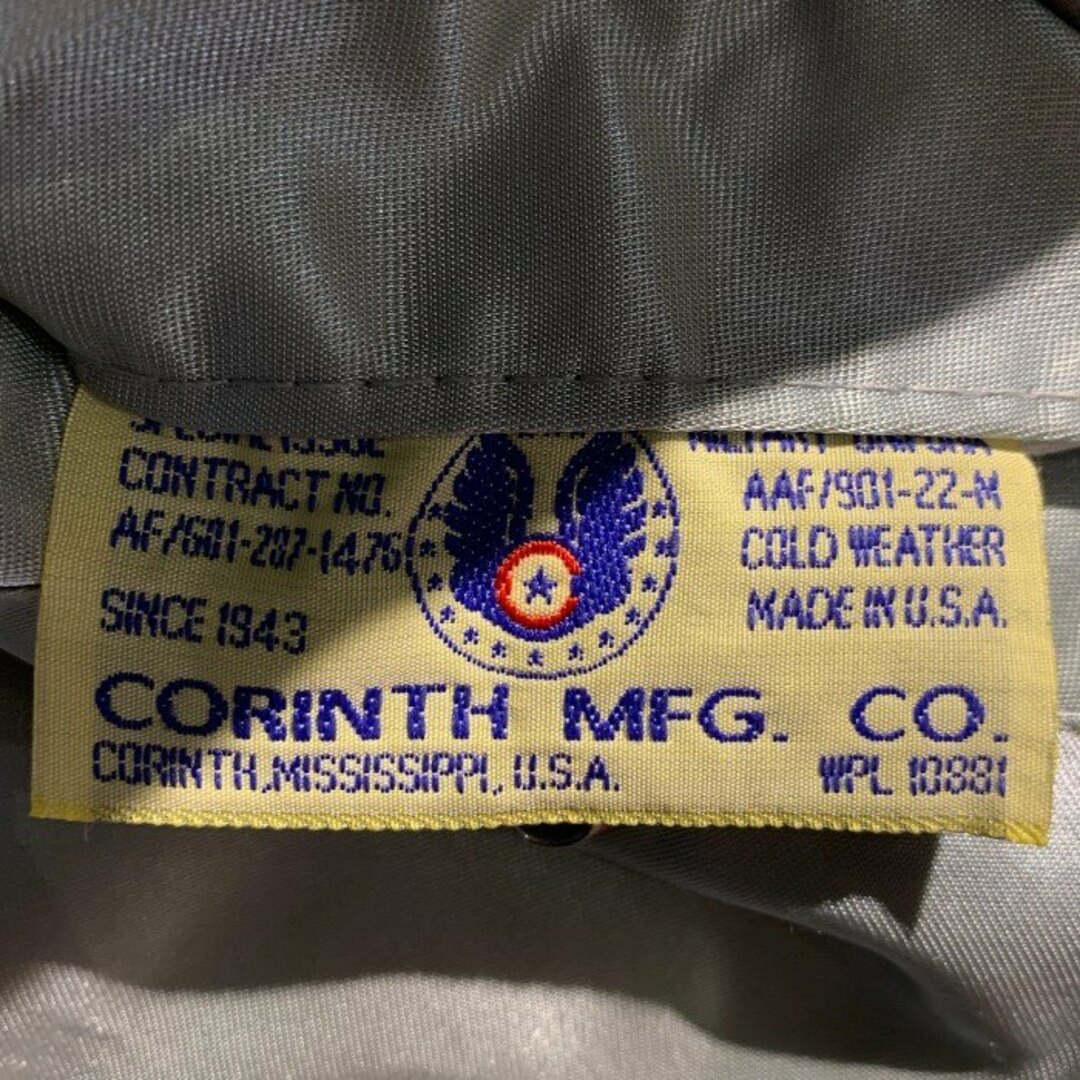 90's CORINTH MFG. CO. コリンス MA-1 フライトジャケット リバーシブル USA製 Size L メンズのジャケット/アウター(ミリタリージャケット)の商品写真