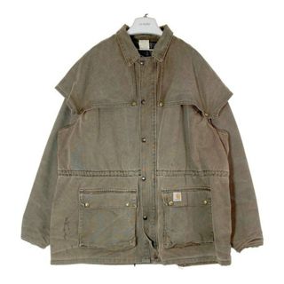 カーハート(carhartt)の★carhartt カーハート USA製 90s  Rancher Duster Jacket ダスターランチャージャケット カーキ size2XL(その他)