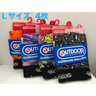 アウトドア(OUTDOOR)の新品 Lサイズ 4枚セットＢ　アウトドア outdoor ボクサーパンツ(ボクサーパンツ)