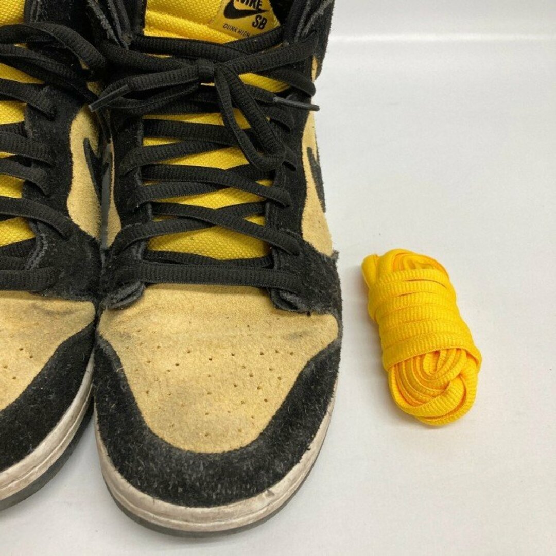 NIKE(ナイキ)の★NIKE ナイキ SB DUNK HIGH PRO REVERSE IOWA イエロー×ブラック size29cm メンズの靴/シューズ(スニーカー)の商品写真