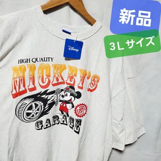 ディズニー(Disney)の新品 ディズニー tシャツ ミッキー レトロ 半袖 リバーシウェーブ バイク 車(Tシャツ/カットソー(半袖/袖なし))