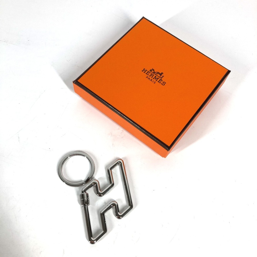 Hermes(エルメス)のエルメス HERMES Hトゥ スピード バッグチャーム キーホルダー メタル シルバー 未使用 レディースのファッション小物(キーホルダー)の商品写真