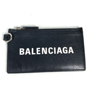 バレンシアガ(Balenciaga)のバレンシアガ BALENCIAGA ロゴ 594548 財布 小銭入れ フラグメントケース コインケース レザー ブラック(コインケース)