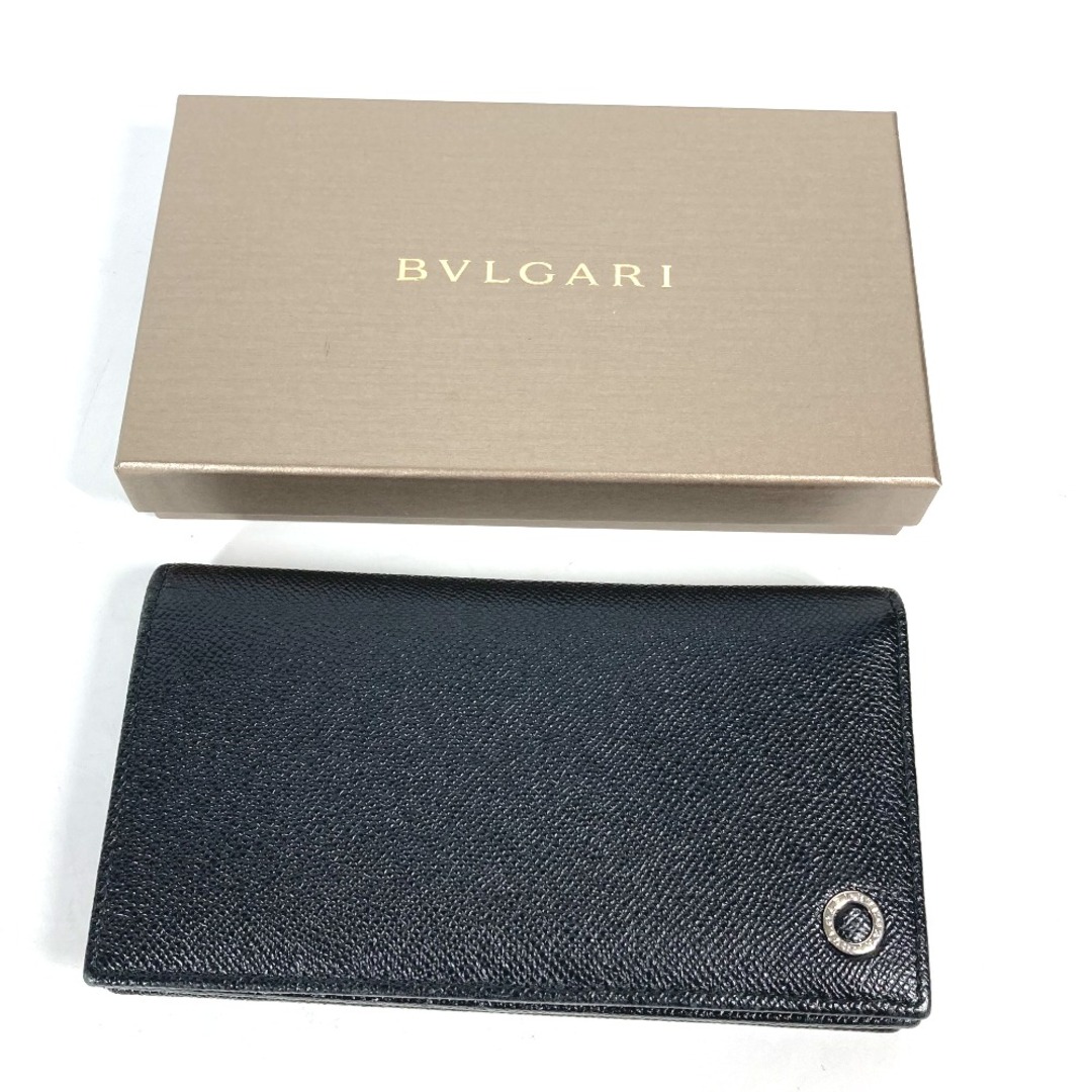 BVLGARI(ブルガリ)のブルガリ BVLGARI ブリガリマン ロングウォレット 2つ折り 長財布 レザー ブラック レディースのファッション小物(財布)の商品写真