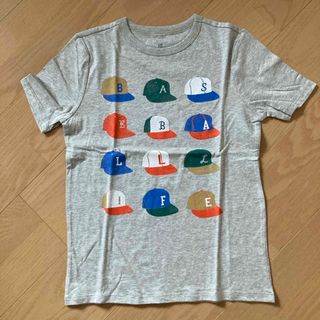 ギャップキッズ(GAP Kids)のキッズ　半袖Tシャツ　グレー　新品　140 150(Tシャツ/カットソー)