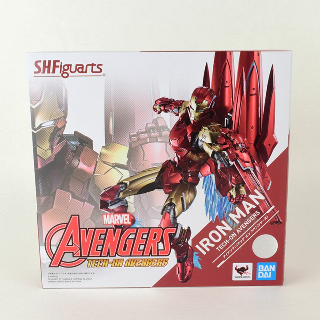 BANDAI(バンダイ)の【開封品】　S.H.Figuarts アイアンマン　テック・オン アベンジャーズ エンタメ/ホビーのフィギュア(アメコミ)の商品写真