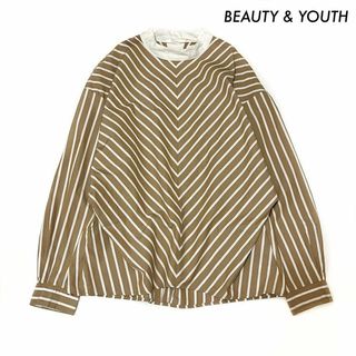 ビューティアンドユースユナイテッドアローズ(BEAUTY&YOUTH UNITED ARROWS)のBEAUTY & YOUTH★コットンストライプ クレリックプルオーバー(シャツ/ブラウス(長袖/七分))