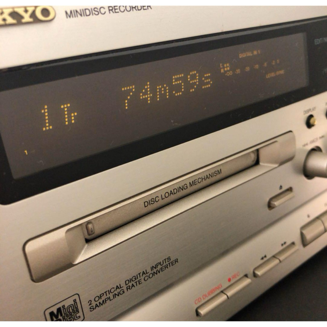 ONKYOオンキョー MD-185II mini disc recoder スマホ/家電/カメラのオーディオ機器(その他)の商品写真