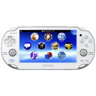 PlayStation Vita (プレイステーション ヴィータ) 3G/Wi‐Fiモデル クリスタル・ホワイト (限定版) (PCH-1100 AB02)(その他)