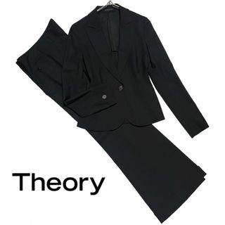 theory - Theory セオリー パンツスーツ セットアップ フレアパンツ ストレッチ