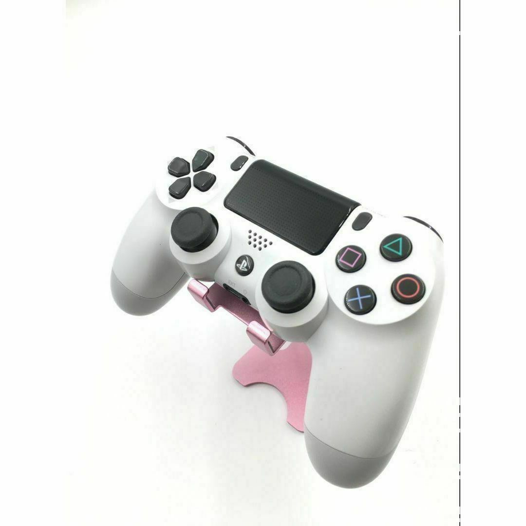 PlayStation4(プレイステーション4)の美品 PS4 コントローラー DUALSHOCK4 純正　ホワイト　b-91 エンタメ/ホビーのゲームソフト/ゲーム機本体(その他)の商品写真