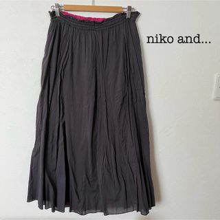 ニコアンド(niko and...)のniko and...  ニコアンド   インドボイルフレアロングスカート(ロングスカート)