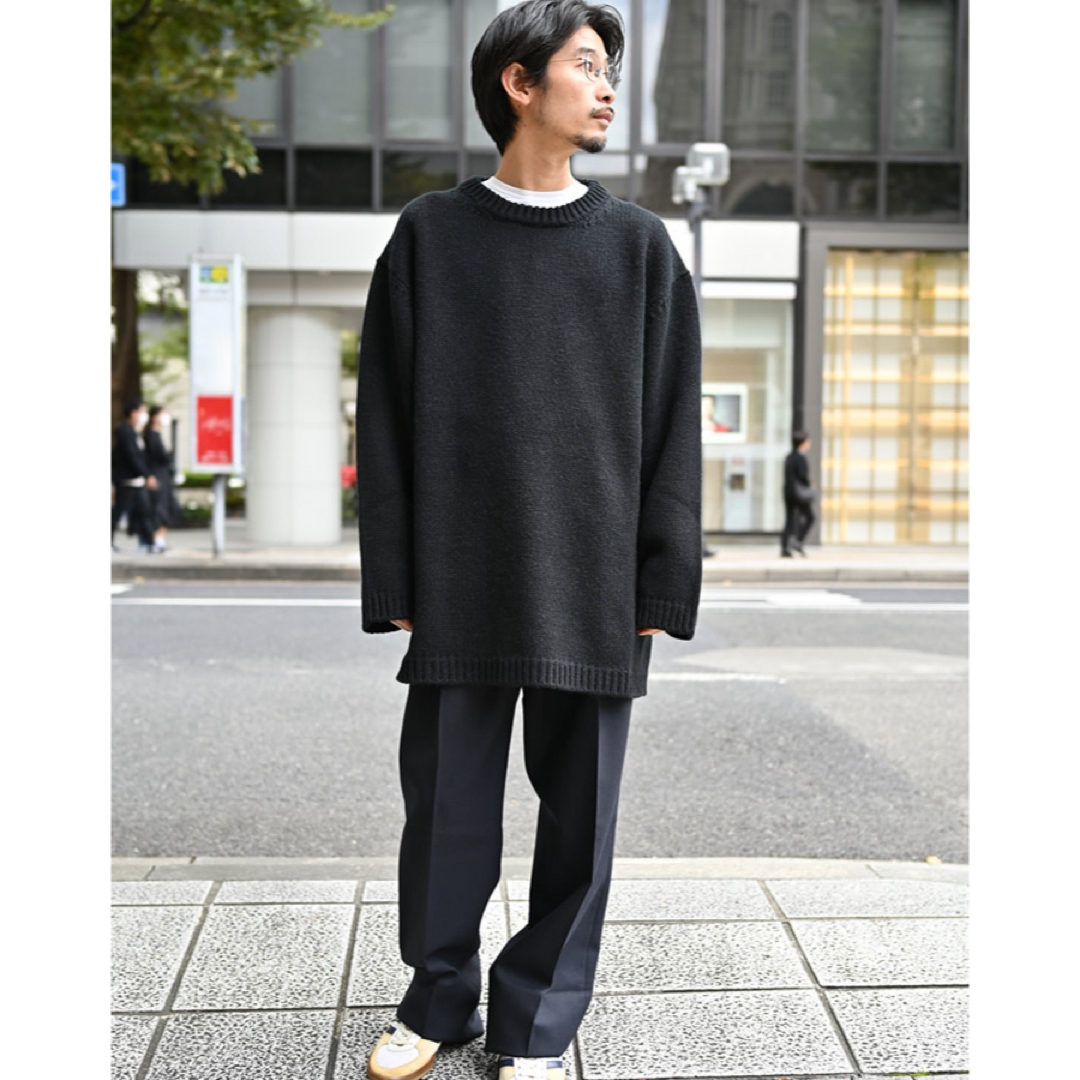 Cristaseya 23AW CAMEL MAXI SWEATER メンズのトップス(ニット/セーター)の商品写真