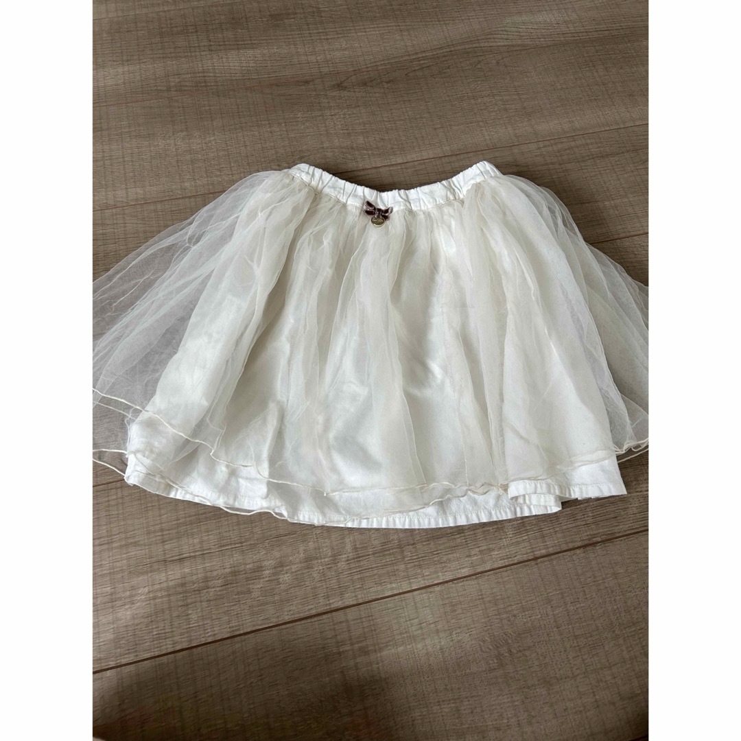 petit main(プティマイン)のプティマイン　チュールスカート　130 キッズ/ベビー/マタニティのキッズ服女の子用(90cm~)(スカート)の商品写真