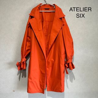 アトリエシックス(ATELIER SIX)の【新品　未着用】スプリングコート　ATELIER SIX アトリエシックス　(トレンチコート)