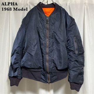 アルファインダストリーズ(ALPHA INDUSTRIES)の【名作】ALPHA アルファ MA-1ジャケット 1968年復刻モデル L(フライトジャケット)