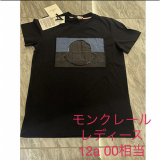 MONCLER - 新品　タグ付き　モンクレール　Tシャツ　レディース　00 相当　xs 12A