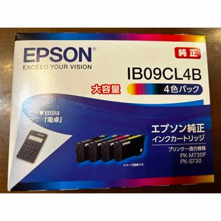 エプソン(EPSON)の新品　エプソン インクカートリッジ  大容量 4色パック IB09CL4B  (その他)